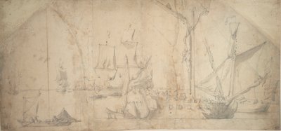  av Willem van de the Elder Velde
