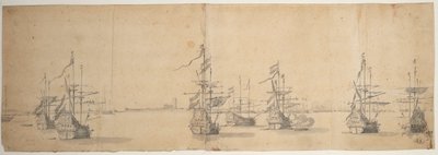  av Willem van de the Elder Velde