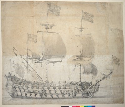  av Willem van de the Elder Velde