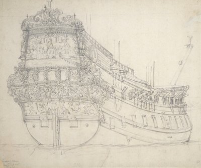  av Willem van de the Elder Velde