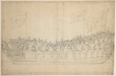  av Willem van de the Elder Velde