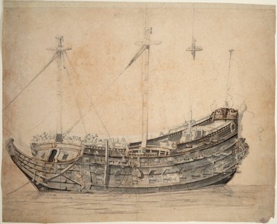  av Willem van de the Elder Velde