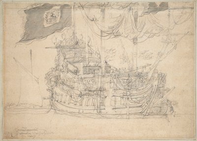  av Willem van de the Elder Velde