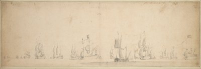  av Willem van de the Elder Velde