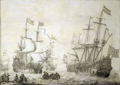  av Willem van de the Elder Velde