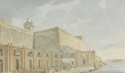 Malta, ca. 1785 av Willey Reveley