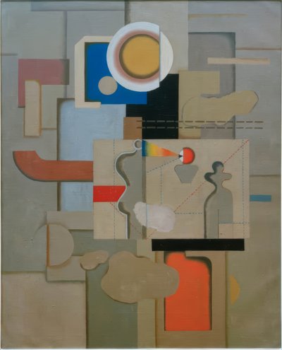 Atelierbild von Willi Baumeister