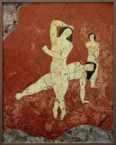 Seilspringende von Willi Baumeister