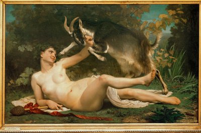 Bacchante (olje på lerret) av William-Adolphe Bouguereau