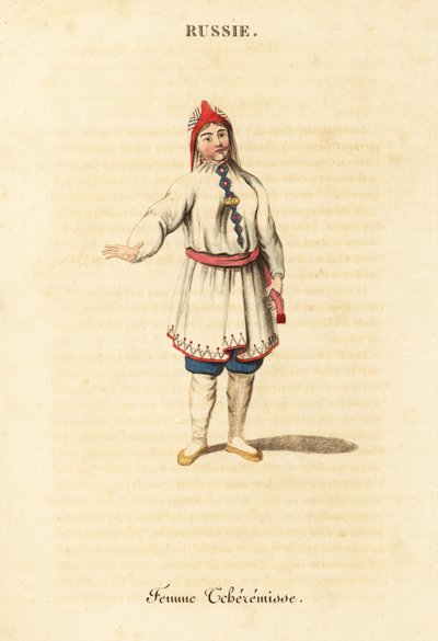 Sommerkjole av en Mari-kvinne av William (after) Alexander