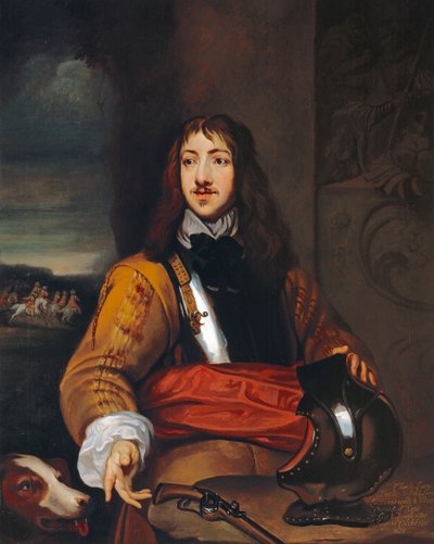 Oberst Richard Neville eller Sir Charles Lucas (1615-76) ca. 1643 (olje på lerret) av William (after) Dobson