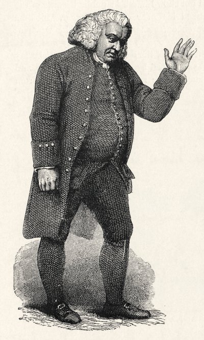 Samuel Johnson - engelsk av William (after) Finden