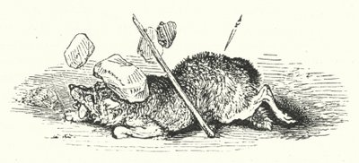 Death of the Wolf (gravering) av William (after) Harvey