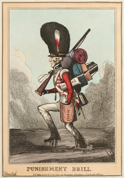 «Straffeøvelse» av William (after) Heath