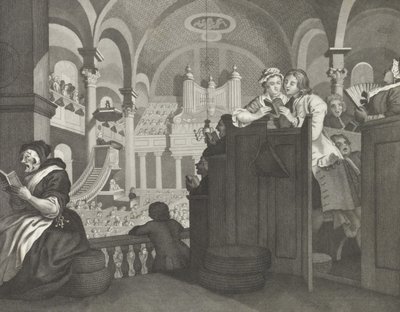 Goodchilds fri søndag - av William (after) Hogarth
