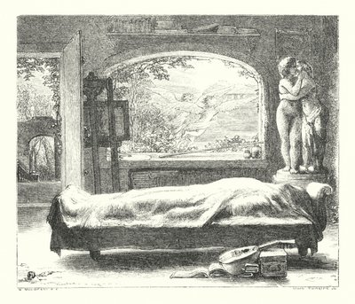 Det øde huset (gravering) av William (after) Mulready