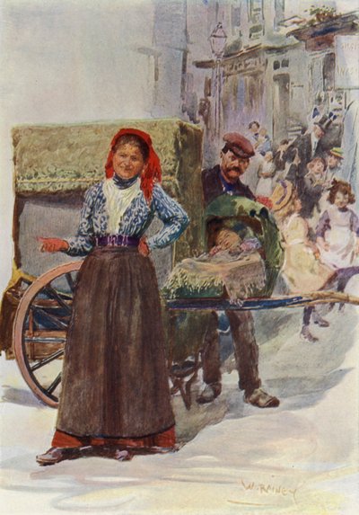 Orgelet (farge litho) av William (after) Rainey