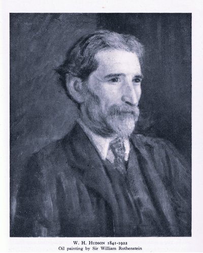 Portrett av W. H. Hudson (litho) av William (after) Rothenstein