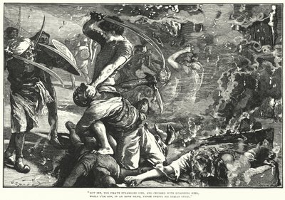 The Sack of Baltimore (gravering) av William (after) Small