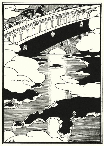 Illustrasjon for eventyrene til Baron Munchausen (gravering) av William (after) Strang