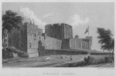 Carlisle Castle (gravering) av William (after) Westall