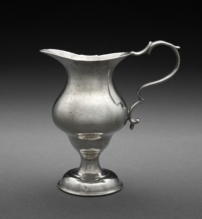 Fløtegryte, ca. 1764-98 (tinn) av William (attr.to) Will
