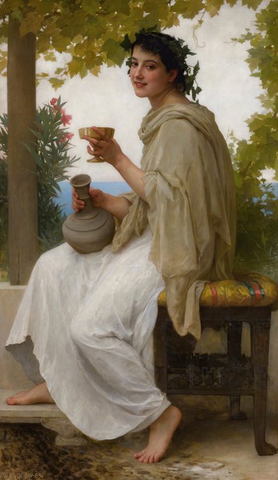 Bacchante av William Adolphe Bouguereau