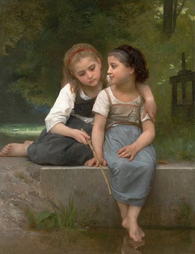 Fiske etter frosker av William Adolphe Bouguereau