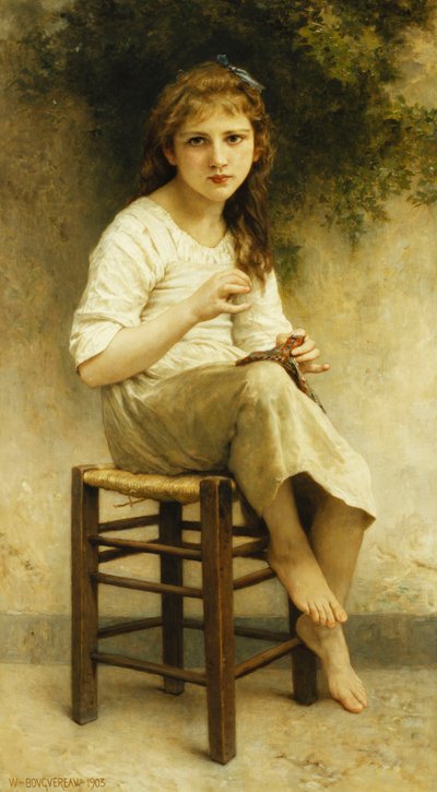 Inaktive tanker av William Adolphe Bouguereau