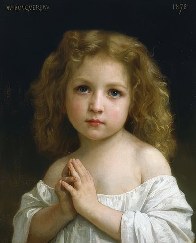 Liten jente. 1878 av William Adolphe Bouguereau