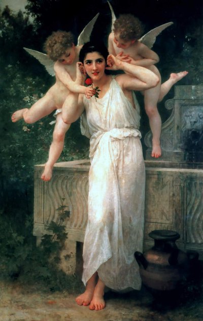 Oppvåkning av hjertet av William Adolphe Bouguereau