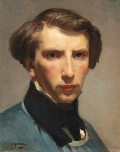 Selvportrett (olje på lerret) av William Adolphe Bouguereau