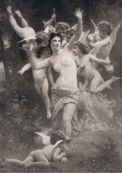 Et rede av amoriner, fra Bibbys Annual, 1916-1917 av William Adolphe after Bouguereau
