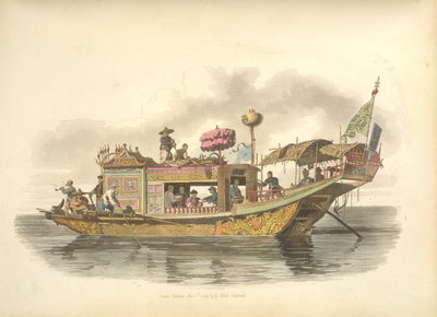 En Mandarins reisebåt av William Alexander