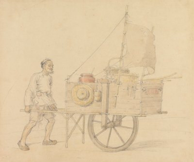 Kinesisk transportør med sin seilsett-barrow av William Alexander