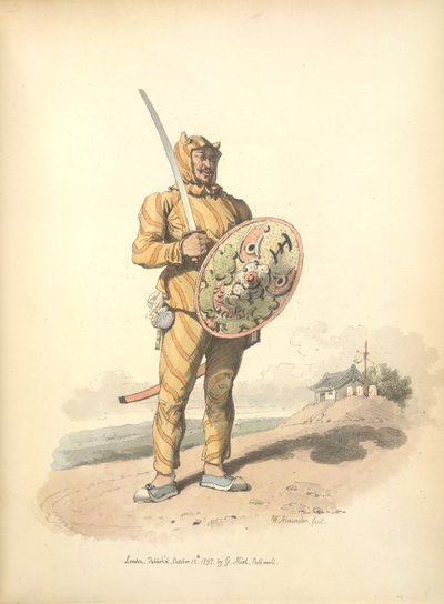 kinesisk infanteri av William Alexander