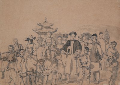 Gruppe kinesere av William Alexander