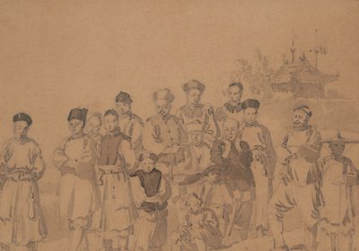 Gruppe kinesere av William Alexander