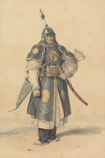 Portrett av en kinesisk soldat av William Alexander