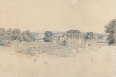 Middagen i Mote Park, Maidstone, etter Royal Review of the Kentish Volunteers av William Alexander