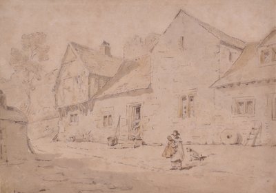 Landsbyscene, Kent av William Alexander