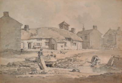 Landsbyscene av William Alexander