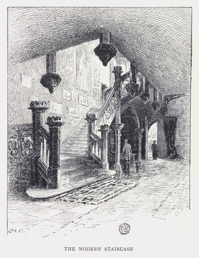Den moderne trappen (gravering) av William Alexander Ansted