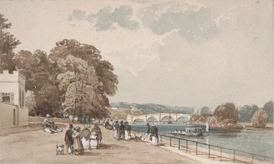 Richmond Bridge av William Alfred Delamotte
