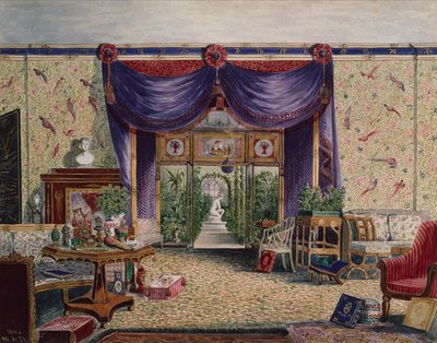 Det kinesiske rommet i Middleton Park, Oxfordshire av William Alfred Delamotte
