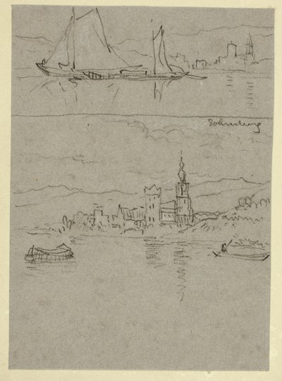 To elvescener av William Alfred Delamotte