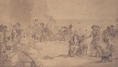 Galladag på Abbotsford av William Allan