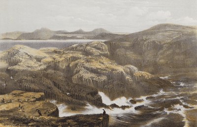Isle of Staffa (chromolitho) av William Andrews Nesfield