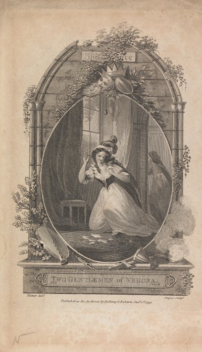 Two Gentlemen of Verona, Act I, Sc. II av William Angus