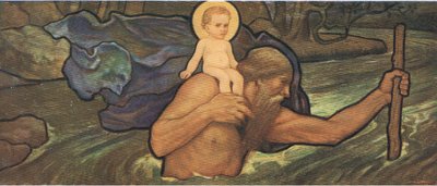 St Christopher, Bibbys Annual, 1916-17 av William Arthur Chase
